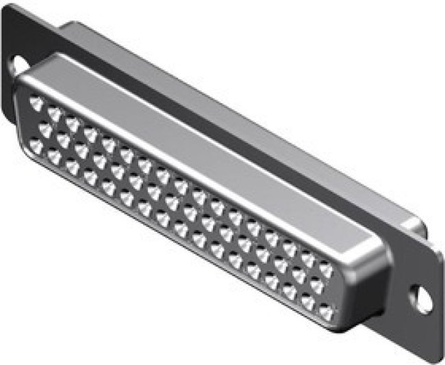 173109-0314, D SUB CONNECTOR, RCPT, DD, 50POS, SOLDER