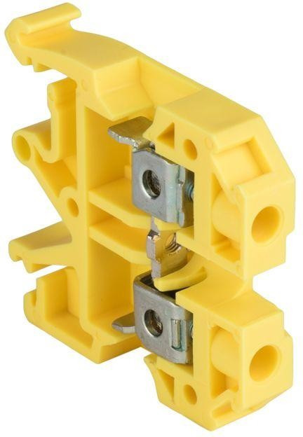 plc-jxb-6/35y, Клемма винтовая JXB- 6мм.кв желтая