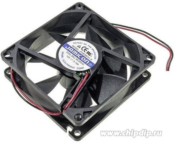Вентилятор Jamicon JF0825S1H-R 12v 0.19A 2pin 80x25