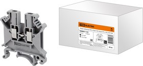 Зажим наборный ЗНН-2,5мм2 32А серый (Ph-C UK-2,5N) TDM