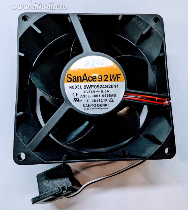 Вентилятор SanAce 92WF 9WF0924S2041 A90L-0001-0598#B 90x32 3 pin разъем Fanuc 24v 0.5a