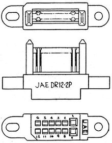 DR-12-2PC-F0-1, Headers &amp; Wire Housings 12POS HOUSING 2.54MM PLUG