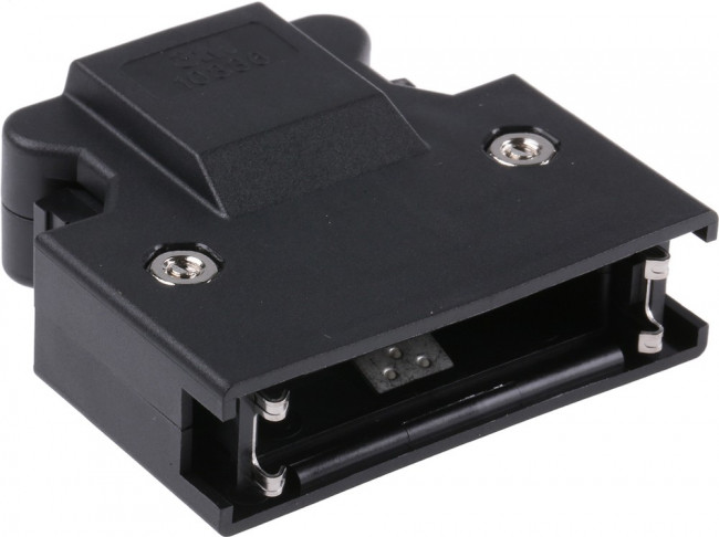 10336-52F0-008, 103 Series PBT D Sub Backshell, 36 Way, Strain Relief
