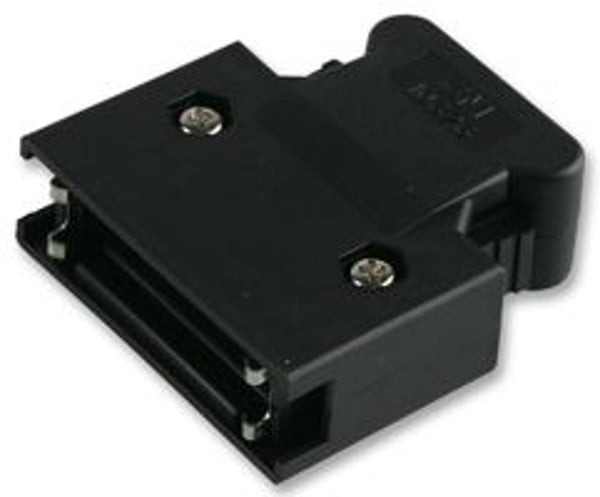 10336-52F0-008, 103 Series PBT D Sub Backshell, 36 Way, Strain Relief