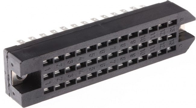 J00042A0909, J000 39 Way DIN 41612 Connector Socket, 6A