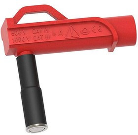 CT3883-2, Test Connectors 9mm MAGNETIC CONN 4mm RT ANGLE RED