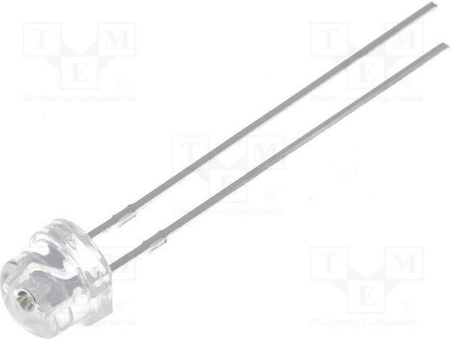 OSUB56A1A-IJ, LED; 4.8mm; blue; 330?750mcd; 100°; Front: convex; 2.8?4V