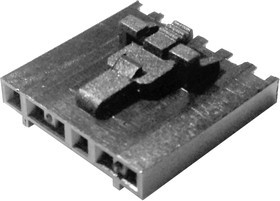 MP009090, CONNECTOR HOUSING, RCPT, 6POS, 2.54MM