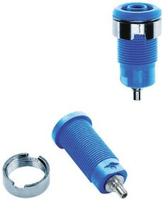 49.7049-24, Yellow Female Banana Socket, 4 mm Connector, Solder Termination, 24A, 1000V, Nickel Plating