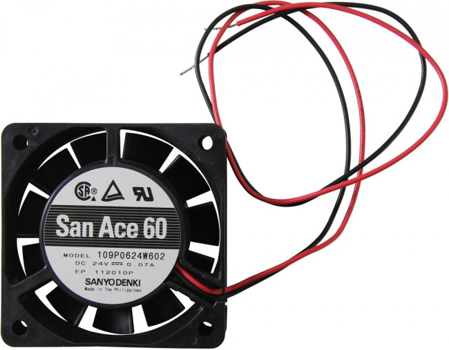 109P0624W602, 109P Series Axial Fan, 24 V dc, DC Operation, 8, 14cfm, 1.68W, 70mA Max, 60 x 60 x 20mm 109P0624W602, 109P Series Axial Fan, 24 V dc, DC Operation, 8, 14cfm, 1.68W, 70mA Max, 60 x 60 x 20mm