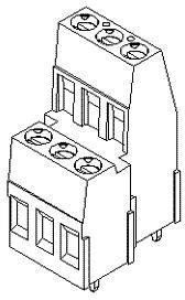 39880-0706, Fixed Terminal Blocks HIGH PROFILE 2 LEVEL 5.08 6 ASY