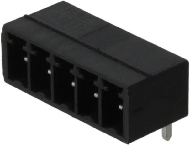 1827606, Pluggable Terminal Blocks 5 Pos 3.81mm pitch Through Hole Header