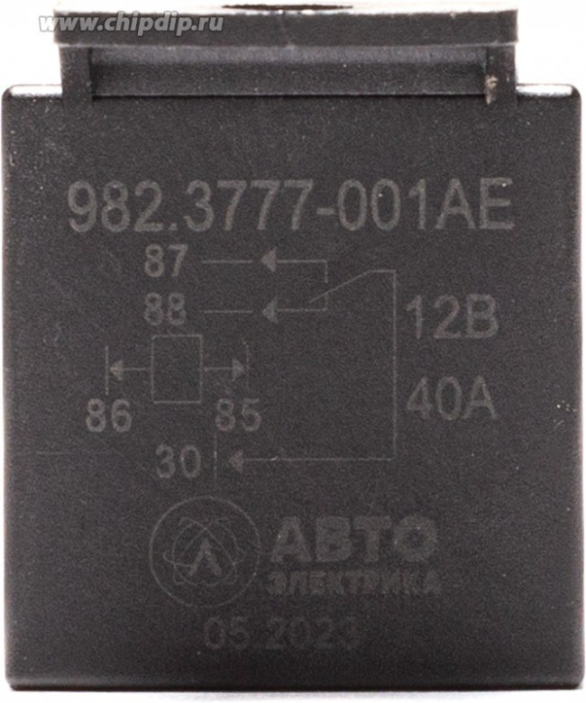 Реле 5-конт. с кроншт. (40А 12В) AVTOELECTRICA 982.3777-001