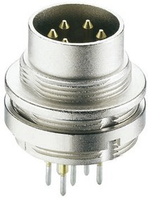 0316 08, 8 Pole Din Plug, DIN EN 60529, 5A, 60 V ac IP68, Female, Wall Mount