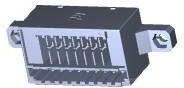 1971151-2, Прямоугольный разъем, Dynamic D1500, 34 контакт(-ов), Штекер, 3.5 мм, 4 ряда