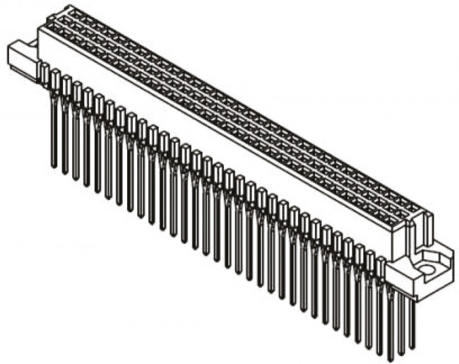 09032966851, DIN 41612 Connectors 96P TYPE C FEMALE STRT PRESS IN TERM