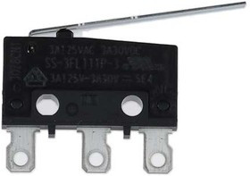 SS3FL111P3, Basic / Snap Action Switches Sldr Term 125VAC 3A 0.55N