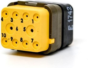 DMC-MD44B02-01, Rectangular MIL Spec Connectors DMC-M 2MOD RECP SHLD BLK NI