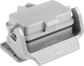 09300100303, Корпус для разъемов HAN, Han, размер 10B, с фиксатором, IP65