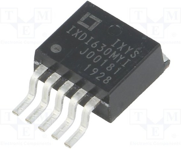 IXDI630MYI, IC: driver; low-side,gate driver; TO263-5; -30?30A; Ch: 1; 12.5?35V IXDI630MYI, IC: driver; low-side,gate driver; TO263-5; -30?30A; Ch: 1; 12.5?35V