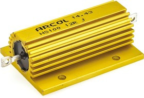 HS100 12R J, Wirewound Resistor 100W, 12Ohm, 5% HS100 12R J, Wirewound Resistor 100W, 12Ohm, 5%