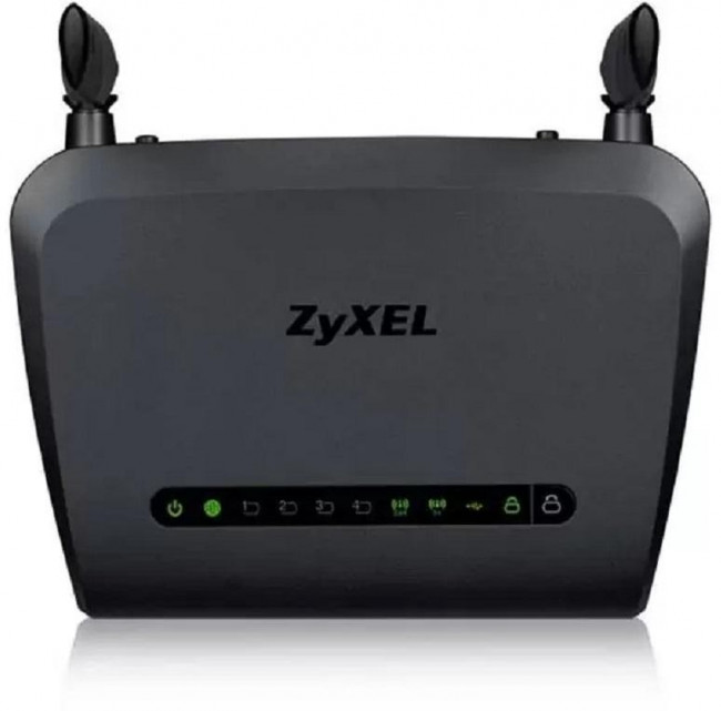 Wi-Fi роутер ZYXEL NBG6515, AC750, черный [nbg6515-eu0102f]