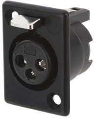 702-0300, Гнездо; XLR; "мама"; PIN: 3; прямой; пайка; Контакты: фосфор-бронза 702-0300, Гнездо; XLR; "мама"; PIN: 3; прямой; пайка; Контакты: фосфор-бронза