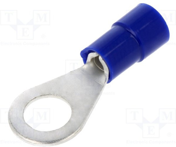 BM 00231, Наконечник: кольцевой, M6, d: 6,2мм, 1,5-2,5мм2, обжим, на провод