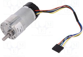 DF-FIT0185, Двигатель DC, с энкодером,с редуктором, 12ВDC, 131 1, 83об./мин.