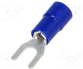 BM00214, Наконечник: вилка, M3,5, d: 3,7мм, 1,5-2,5мм2, обжим, на провод