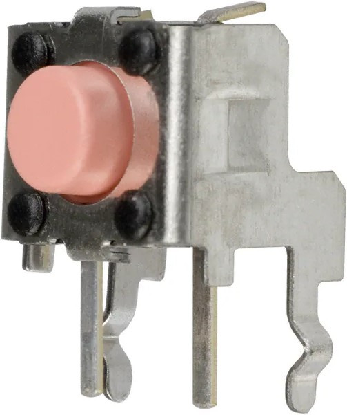 B3F-3125, Микропереключатель TACT, SPST-NO, Пол: 2, 0,05A/24ВDC, THT, нет