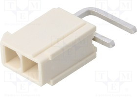 MX-87427-0202, Разъем: провод-плата; Mini-Fit Jr; PIN: 2; THT; угловой 90°; гнездо