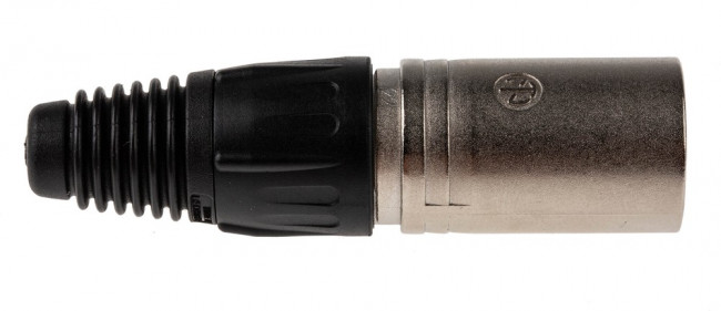 NC3MX, Аудио разъем XLR, 3 контакт(-ов), Штекер, Монтаж на Кабель, Контакты с Покрытием из Серебра