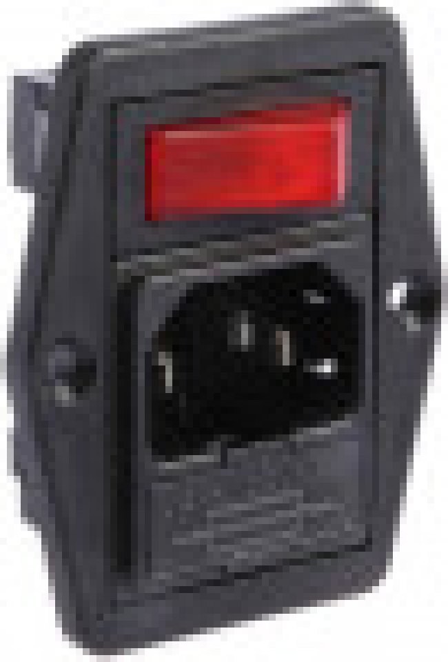 BVB01/Z0000/02, C14 Panel Mount IEC Connector Male, 10A, 250 V, Fuse Size 5 x 20mm BVB01/Z0000/02, C14 Panel Mount IEC Connector Male, 10A, 250 V, Fuse Size 5 x 20mm