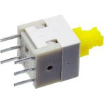 KLS7-P8.0x8.0 0 кнопка без фикс. 8мм 30В 0.1A (B170H)