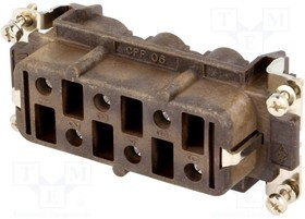 CZAP25L, Корпус: для разъемов HDC, CZ-MZ, размер 66.16, IP66, Отв.вводов: 1