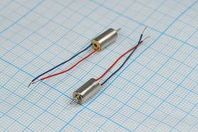 Электродвигатель 1.3В, 14900 оборотов/мин, № 4305 двиг 1,3В\ 5x10m14\14900\ 0,05мНм\\QX-5-N\