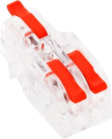 Строительно-монтажная клемма с рычажками проходная 1-2 полюсов до 4 мм2 с проушинами (SBE-ptcwcc-1-2) Строительно-монтажная клемма с рычажками проходная 1-2 полюсов до 4 мм2 с проушинами (SBE-ptcwcc-1-2)