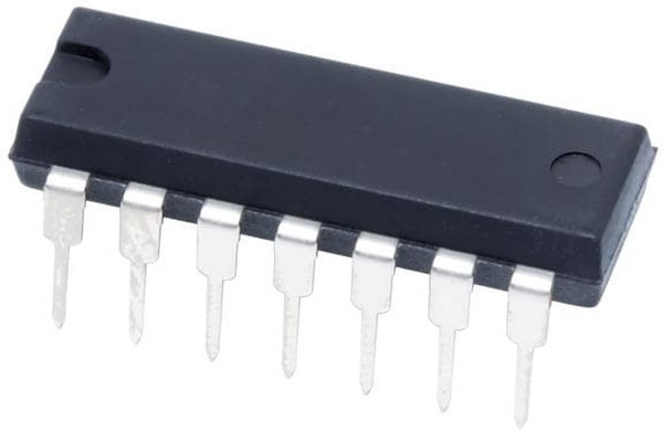 SN74LS00N, 14-PDIP, Логический элемент ТТЛ И-НЕ 4 х 2 SN74LS00N, 14-PDIP, Логический элемент ТТЛ И-НЕ 4 х 2