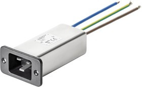 FN9255-16-07, Filtered IEC Power Entry Module, C20, IEC C20, General Purpose, 16 А, 250 В AC FN9255-16-07, Filtered IEC Power Entry Module, C20, IEC C20, General Purpose, 16 А, 250 В AC