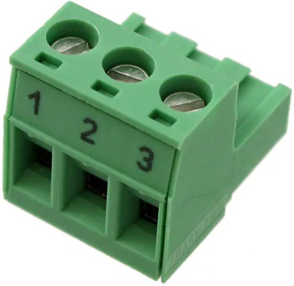 1762208, Pluggable Terminal Blocks 3 Pos 5.08mm pitch Plug 24-12 AWG Screw