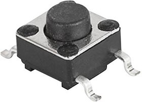 1301.9319.24, Микропереключатель TACT; SPST-NO; Пол: 2; 0,05A/12ВDC; SMT; 1,6Н
