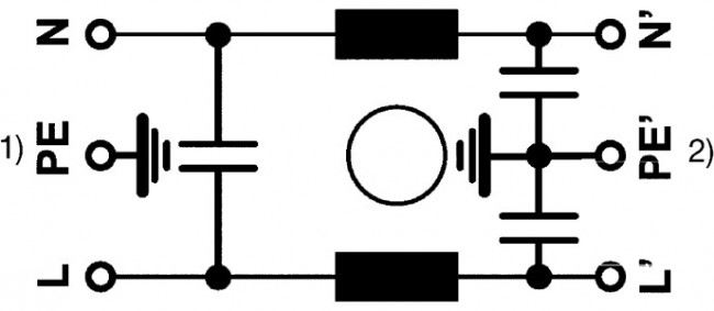 5130.0001, 16A, 250 V ac Panel Mount Filtered IEC Connector 5130.0001