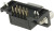 A-DF 09 A/KG-T2, A-DF 9 Way Right Angle Through Hole D-sub Connector Socket, 2.77mm Pitch, with 4-40 UNC Screwlocks A-DF 09 A/KG-T2, A-DF 9 Way Right Angle Through Hole D-sub Connector Socket, 2.77mm Pitch, with 4-40 UNC Screwlocks