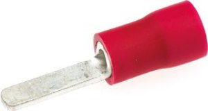 FVWS1.25-AF2.3B(LF), FV Insulated Crimp Blade Terminal 10mm Blade Length, 0.25mm² to 1.65mm², 22AWG to 16AWG, Red FVWS1.25-AF2.3B(LF), FV Insulated Crimp Blade Terminal 10mm Blade Length, 0.25mm² to 1.65mm², 22AWG to 16AWG, Red