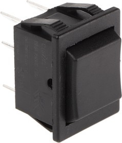 C1572ALAAA, DPDT, (On)-Off-(On) Rocker Switch Panel Mount
