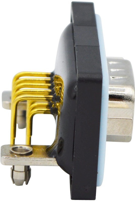 SDF-R09-113L461, D-Sub Standard Connectors 9 pin R/A solder M FL 4-40 thrd brkt SDF-R09-113L461, D-Sub Standard Connectors 9 pin R/A solder M FL 4-40 thrd brkt