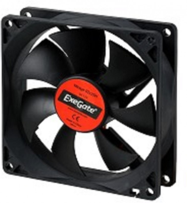 EX09225H3P, Вентилятор ExeGate 92x92x25 мм, гидродинамический, 3pin, 2000RPM, 23dBA EX09225H3P, Вентилятор ExeGate 92x92x25 мм, гидродинамический, 3pin, 2000RPM, 23dBA