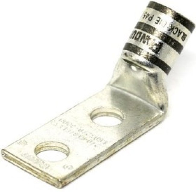 LCDX2/0-38DH-X, Terminals Copp Comp Lug 2H 2/0 AWG