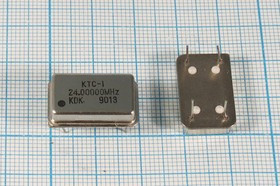 Кварцевый генератор 24МГц 5В, в корпусе FULL=DIL14, гк 24000 \\FULL\ \5В\KTC-1\KDK Кварцевый генератор 24МГц 5В, в корпусе FULL=DIL14, гк 24000 \\FULL\ \5В\KTC-1\KDK